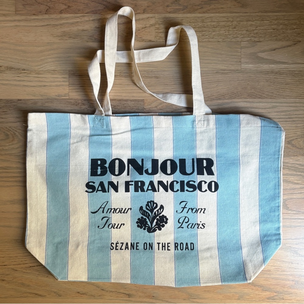 Sézane Bonjour San Francisco Tote Bag